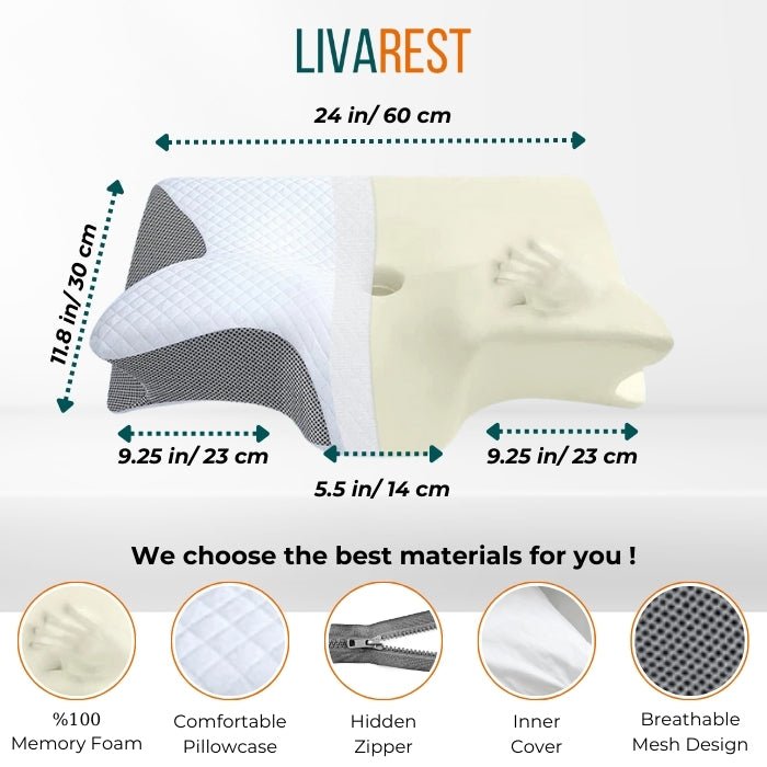 LIVAREST™ 2 in 1 Contour Pillow